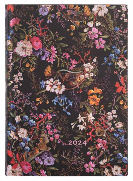 Kalender Paperblanks Midi Daily Floralia 2024