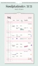 Familjekalender Pastell 2021