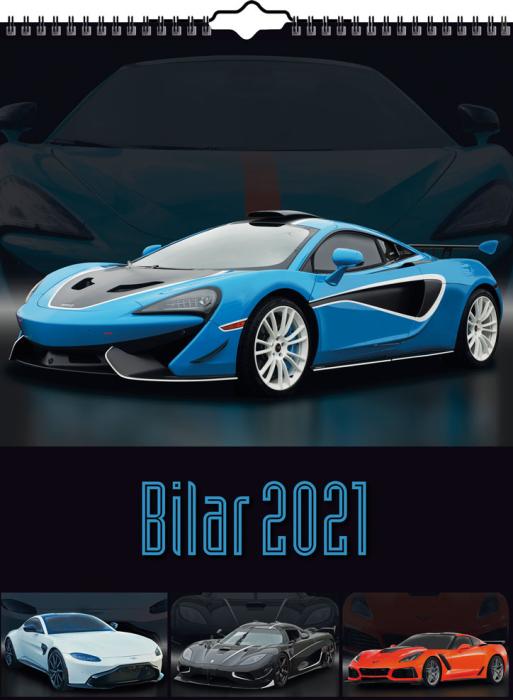 Väggkalender Bilar 2021