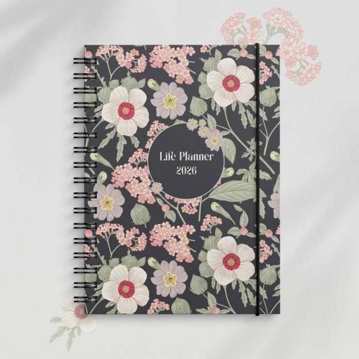 Life Planner 2026 Floral