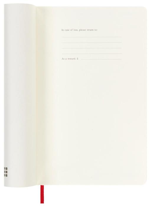 Moleskine Daily Red Soft Large 2023