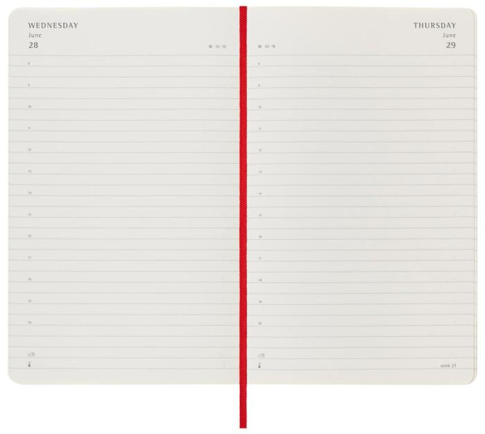 Moleskine Daily Red Soft Large 2023