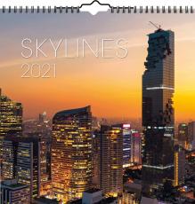 Väggkalender skylines 2021