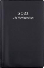 Lilla Fickdagboken svart plast 2021