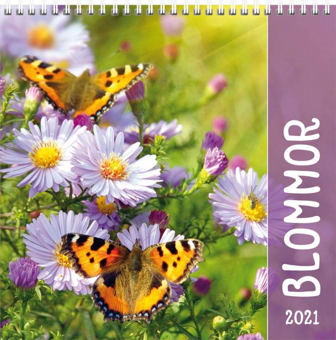 Väggkalender Blommor 2021