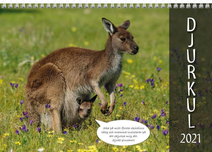Väggkalender djurkul 2021