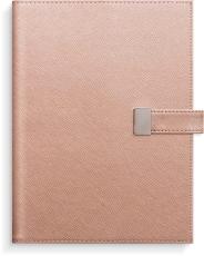 Life Planner Pink A5 rosa konstläder Tora med slejf 2024
