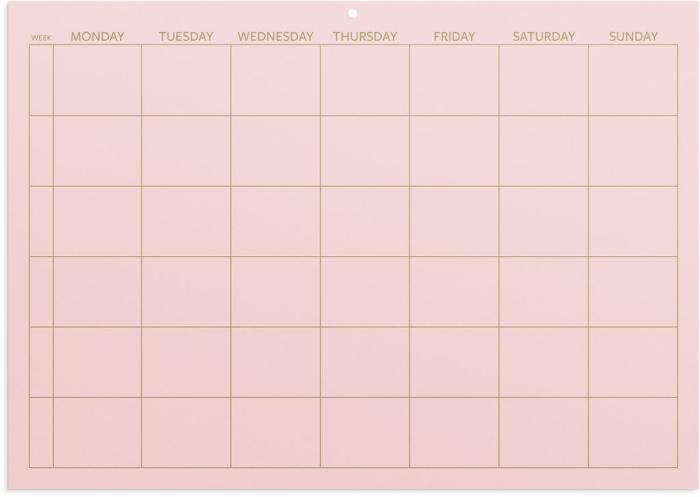 Monthly Planner odaterad Color