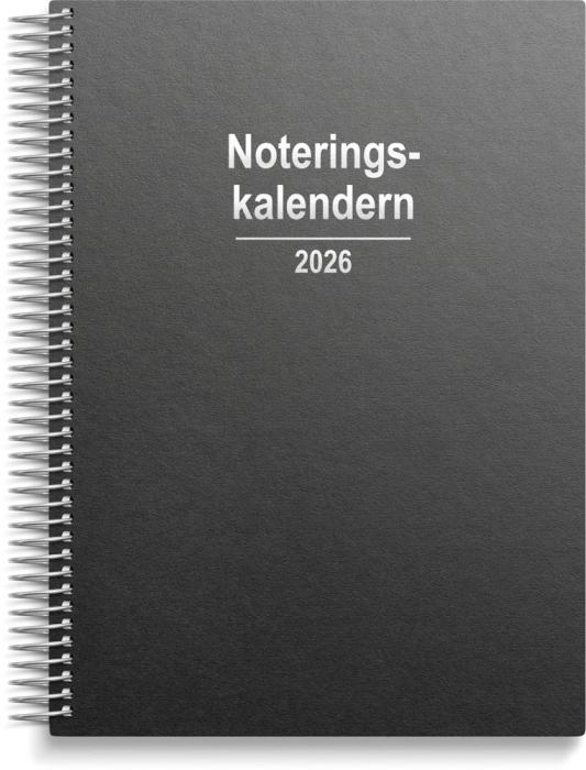 Kalender 2026 Noteringskalendern refill