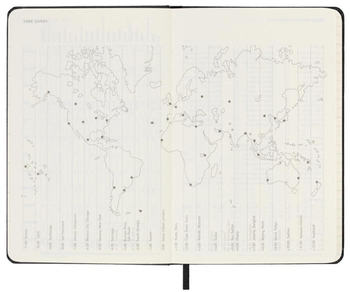 Moleskine Weekly Notebook Black hard pocket 2023