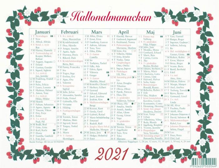 Stora Hallonalmanackan 2021