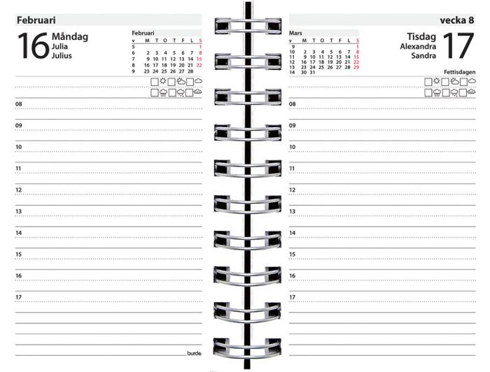 Lilla Agendan svart miljökartong 2021