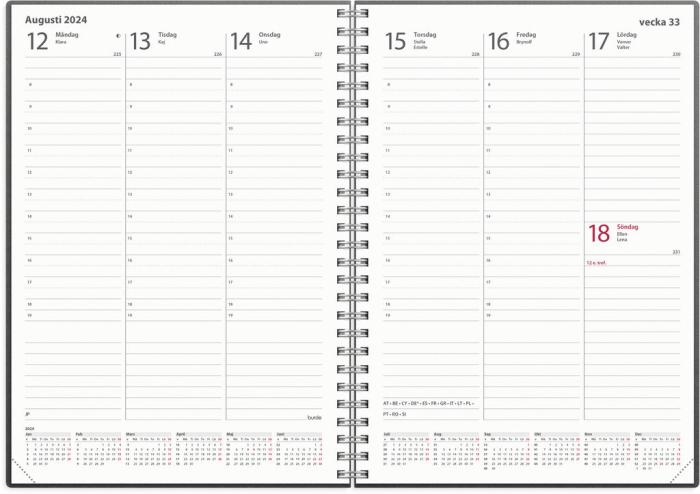 Weekly A5 refill 2024