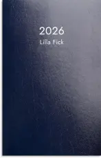 Fickkalender Lilla Fick blå kartong 2026