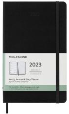 Moleskine Weekly Notebook Black hard Large 2023