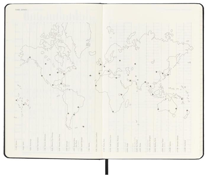 Moleskine Weekly Notebook Black hard Large 2023