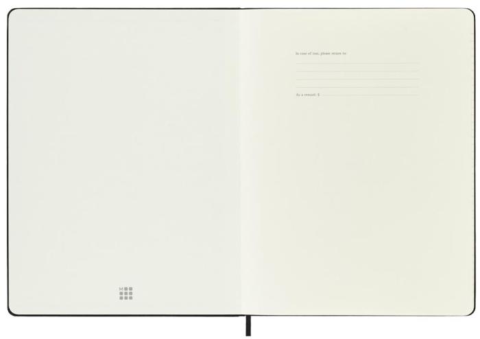 Moleskine Weekly Notebook Black hard XL 2023