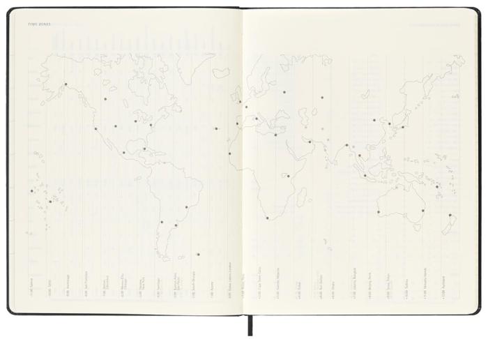 Moleskine Weekly Notebook Black hard XL 2023