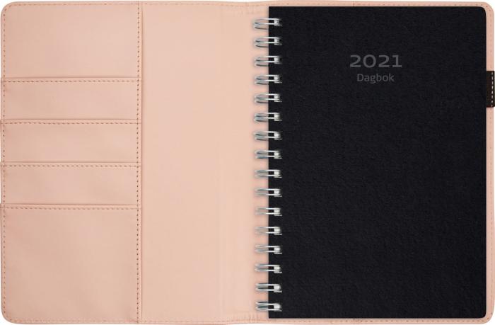 Dagbok rosa konstläder Melfi 2021