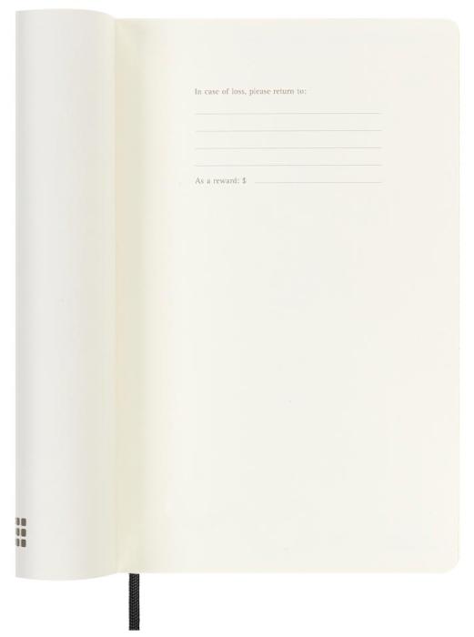 Moleskine Weekly notebook Large Black Soft 2023