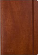 Stor Veckokalender A5 Forma brun 2021