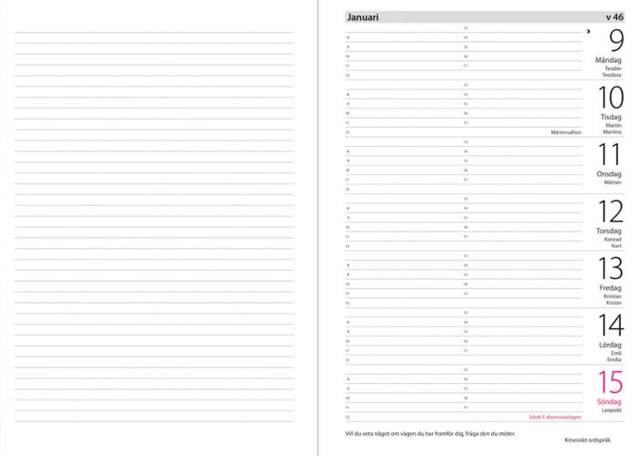 Liten Veckokalender Forma 2021