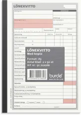 Lönekvitto A5 med kopia 
