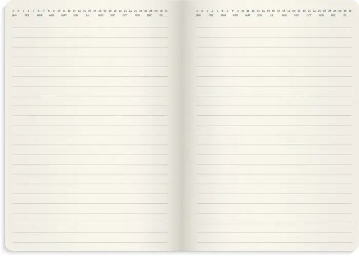 Kalender Stor Veckokalender Forma Deluxe svart 2027