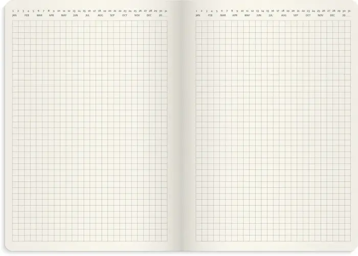 Kalender Stor Veckokalender Forma Deluxe svart 2027