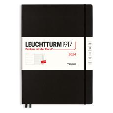 Leuchtturm1917 Vecka/notes A4+ Black 2024