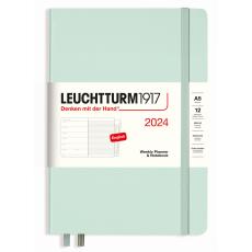 Leuchtturm1917 A5 vecka/notes Mint Green 2024 