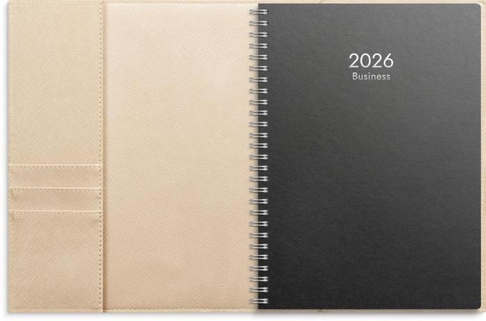 Business beige konstläder Tora 2026