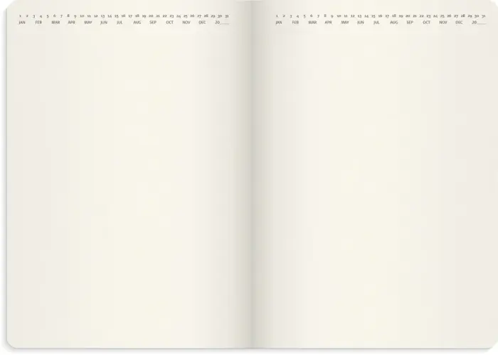 Liten veckokalender Forma Deluxe brun 2027