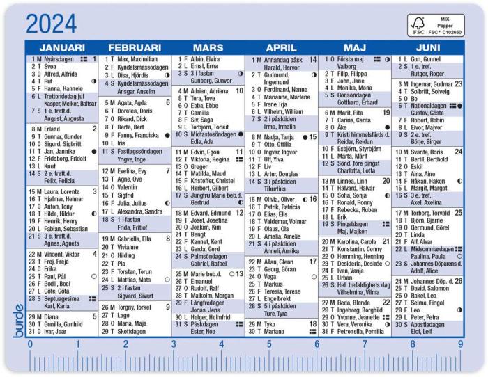 Kalenderkort 2024