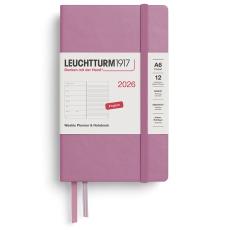 Leuchtturm1917 A6 vecka/notes Dusty Rose 2026