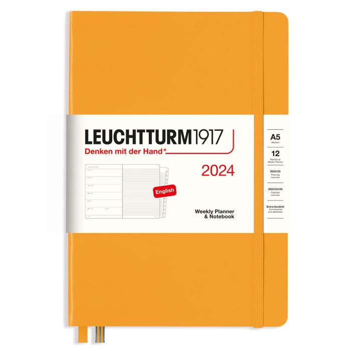 Leuchtturm1917 A5 vecka/notes Rising Sun 2024 