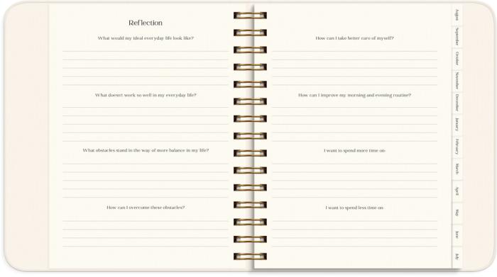 Kalender Life Planner Pastel Flowers 2026-2027 