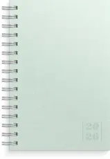 Dagbok Textile grön 2026