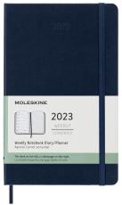 Moleskine Weekly Notebook Blue hard Large 2023