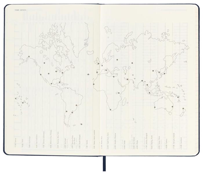 Moleskine Weekly Notebook Blue hard Large 2023