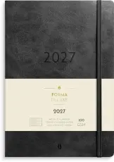 Kalender Stor Veckokalender Forma Deluxe svart 2027