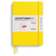 Leuchtturm1917 A5 vecka/notes Lemon 2026