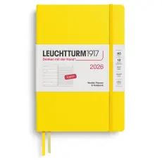 Kalender Leuchtturm1917 A5 vecka/notes Lemon 2026