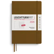 Kalender Leuchtturm1917 A5 vecka/notes Spice Brown 2026