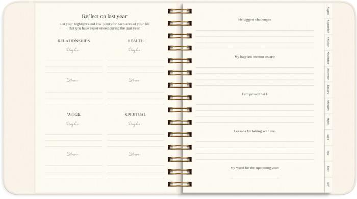 Kalender Life Planner Pastel Flowers 2026-2027 