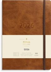 Stor Veckokalender Forma Deluxe brun 2026