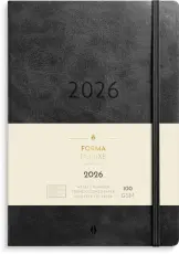 Stor Veckokalender Forma Deluxe svart 2026