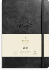 Kalender Agency Forma Deluxe svart 2026