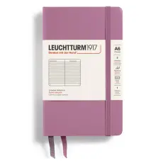 Leuchtturm A6 hard 185s Dusty Rose Ruled