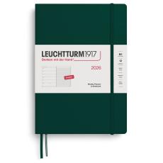 Leuchtturm1917 Weekly PLANNER & Noteb. 2026 B5 Forest Green